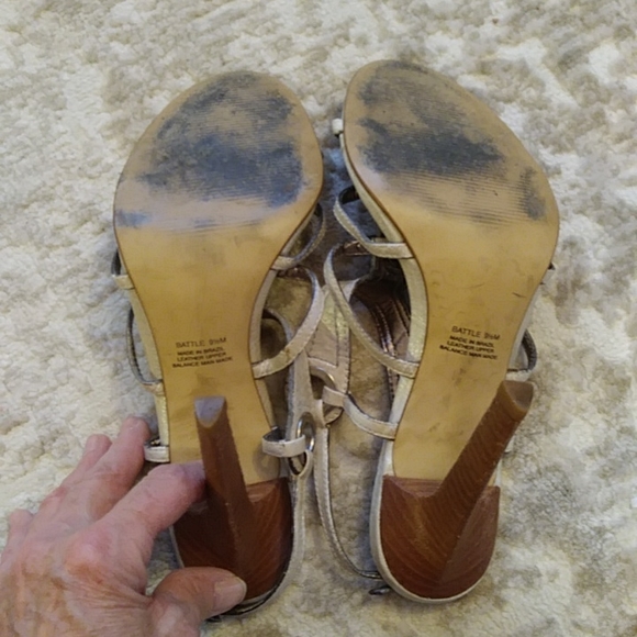 Carlos by Carlos Santana "Battle" Gladiator Leather Sandals 9.5M - Picture 12 of 16